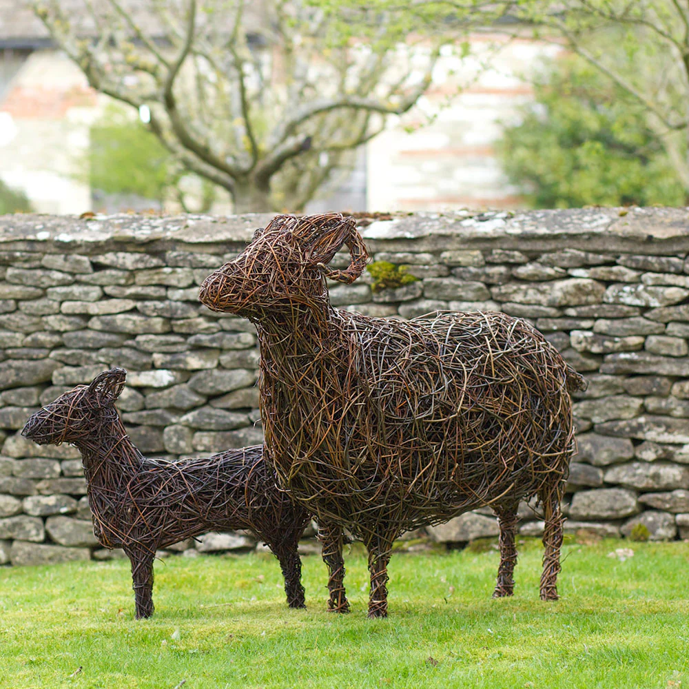 Swaledale Lamb Willow Sculpture - Image 4