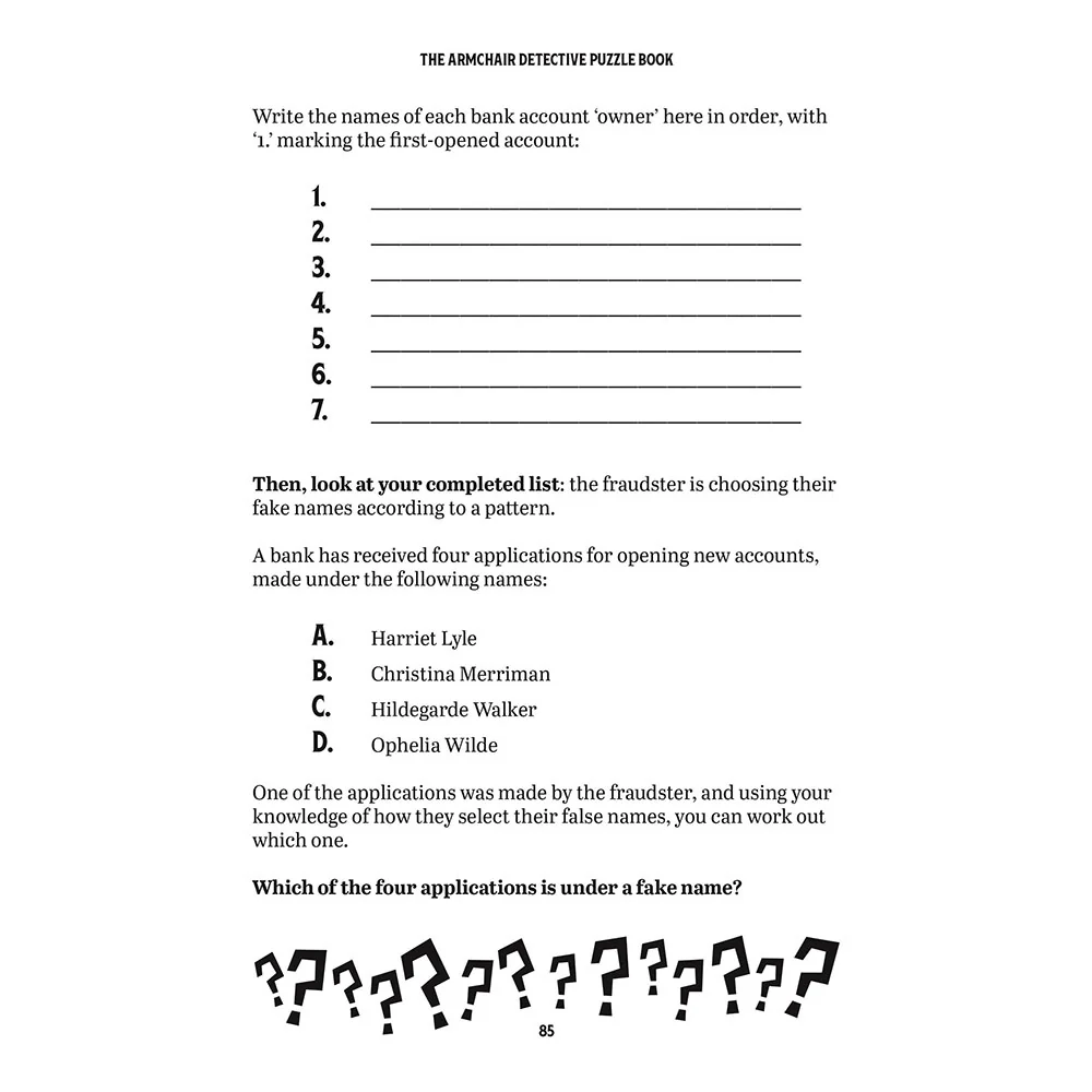 The Armchair Detective Puzzle Book - Image 3