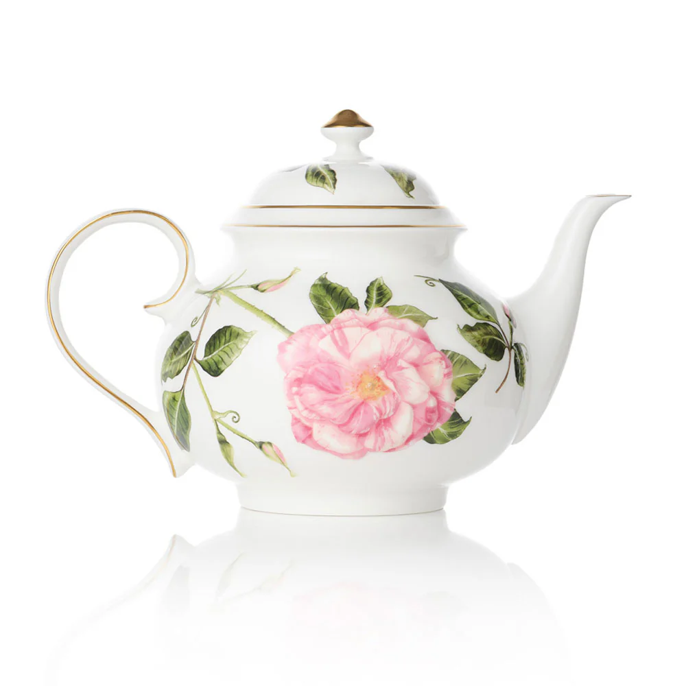 The King's Rose Fine Bone China Teapot - Image 3