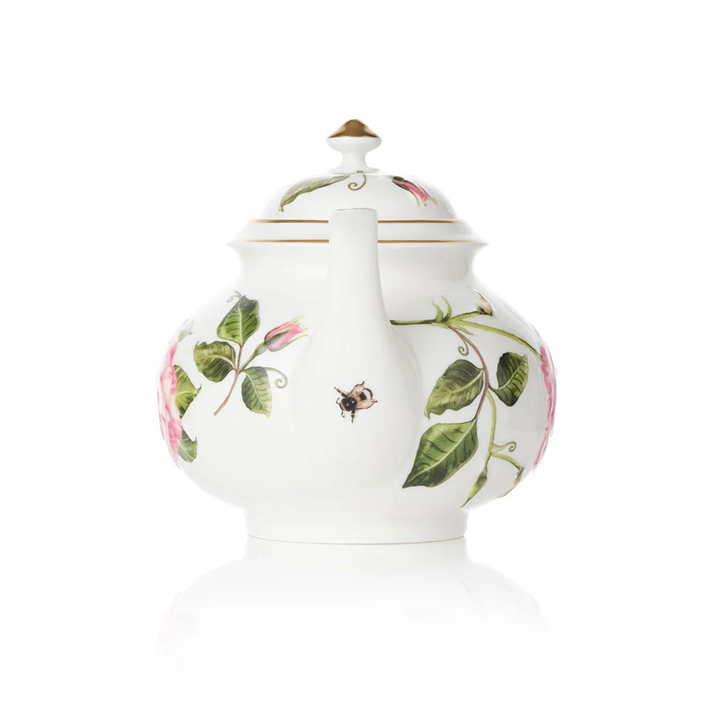 The King's Rose Fine Bone China Teapot - Image 4